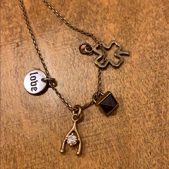 ***SOLD***Juicy Couture wishbone, love necklace - Picture 5 of 5